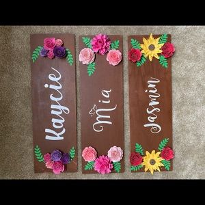 Signs with you names